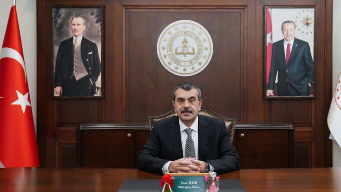 BAKAN TEKİN'DEN 2024-2025 EĞİTİM ÖĞRETİM YILI SONU MESAJI